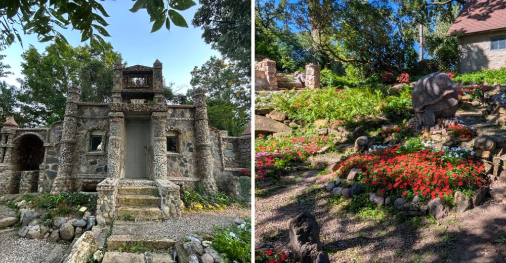This Minnesota Rock Garden Has a Hand-Built Stone Castle Straight Out of a Fairy Tale