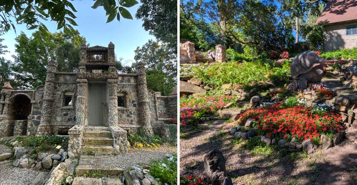 This Minnesota Rock Garden Has a Hand-Built Stone Castle Straight Out of a Fairy Tale