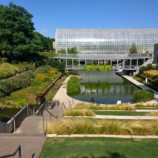 This Downtown Oklahoma City Garden Hides a Multi-Story Tropical Conservatory in Fifteen Acres of Green