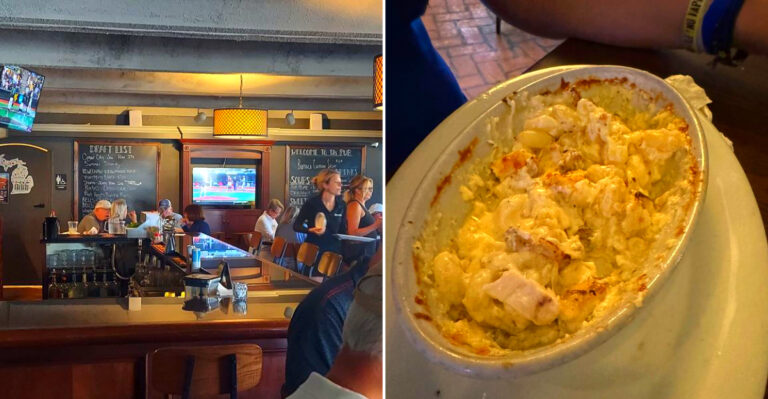 The Secret Pub Under Downtown Manistee Is Famous for Lobster Mac, Craft Beer, and Cozy Irish Vibes