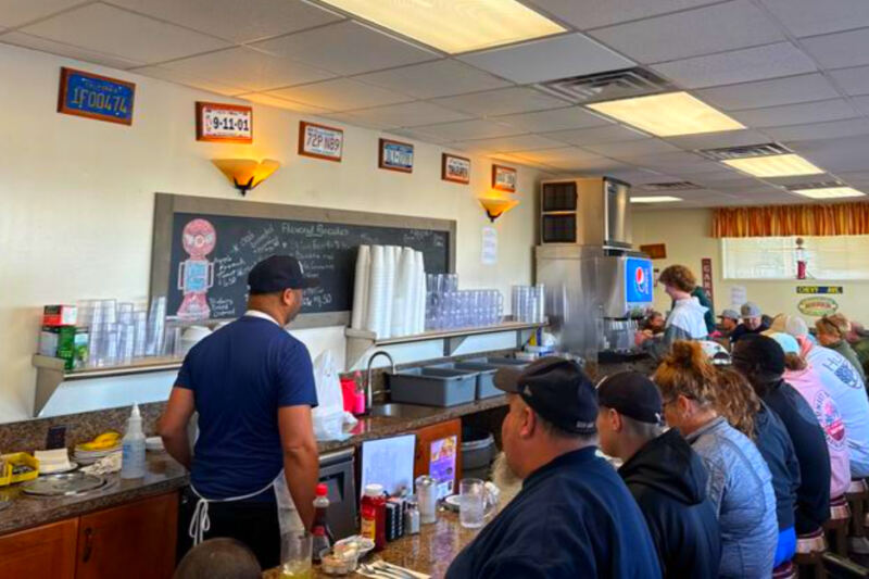 This Pennsylvania Diner Serves Giant Breakfasts and Donuts That Sell Out Before 9 AM