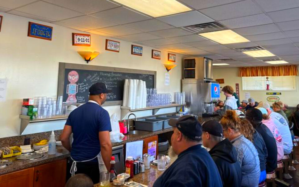 This Pennsylvania Diner Serves Giant Breakfasts and Donuts That Sell Out Before 9 AM