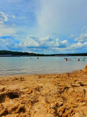 This Arkansas Lake Beach Has Sand, Clear Water, and an Almost Coastal Feel