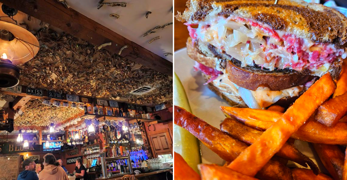 This New Hampshire Hidden Gem Has Prime Rib, Loaded Reuben, and a Quirky Ceiling Tradition