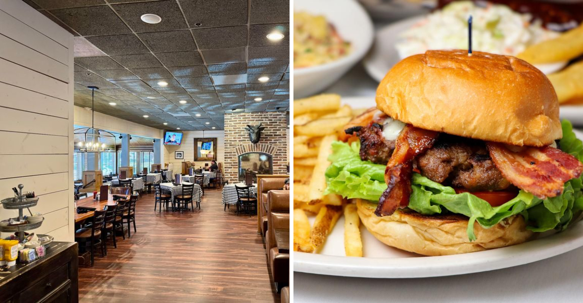 This Minnesota Pub Serves Massive Burgers Piled High With Bacon And Onion Strings