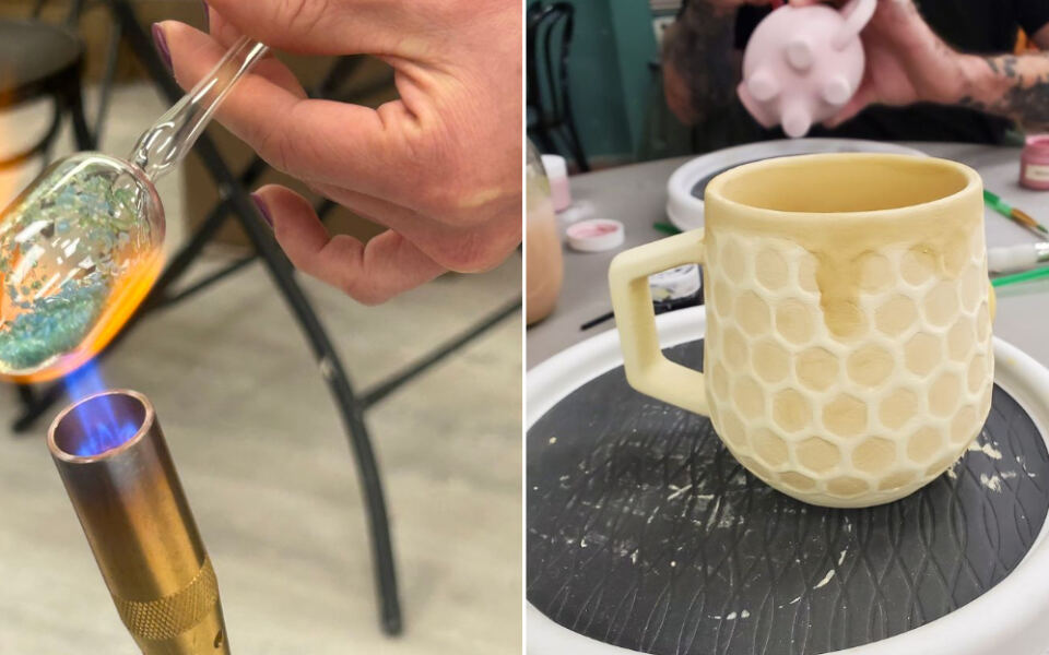 At This Massachusetts Art Studio You Can Spend An Afternoon Blowing Glass And Throwing Clay On The Wheel