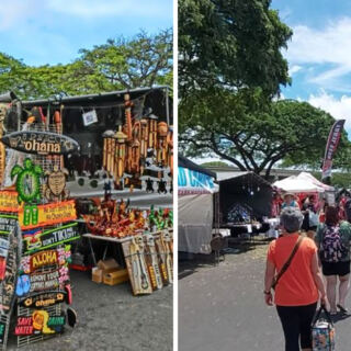 This Hawaii Swap Meet Packs 400-Plus Stalls With Cheap Souvenirs, Fresh Fruit, and Island Food Trucks