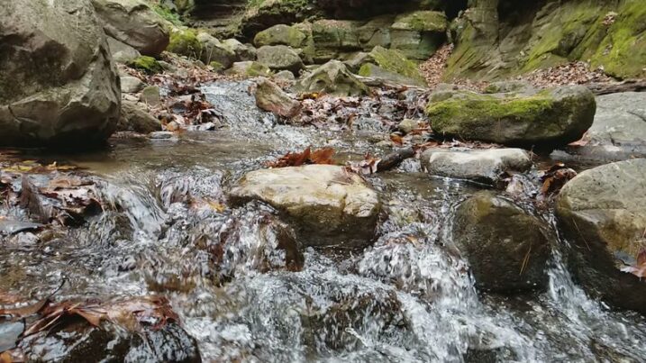 This Wisconsin State Park Hides a Sandstone Gorge Where Icy Streams Flow Between 100-Foot Cliffs