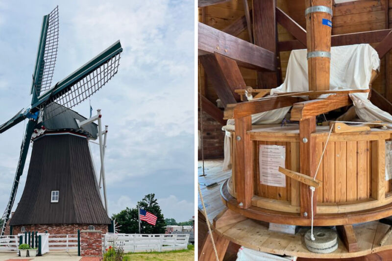 This Dutch Windmill Crossed the Atlantic and Still Works in Illinois
