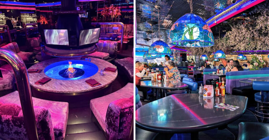 This Nevada Restaurant Has A Fire Pit Lounge Straight Out Of The 1970s