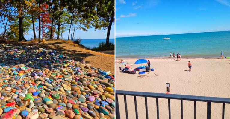This Quiet Lake Huron Beach Has Wide Open Sand, Clear Water, and Hardly Any Crowds