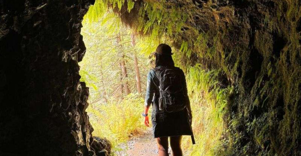 This Oregon Hike Takes You Through a Tunnel Behind a Thundering Waterfall