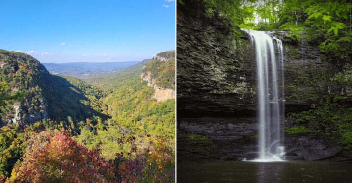 This Georgia Canyon Pairs Dramatic Cliffs With Two Beautiful Forest Waterfalls