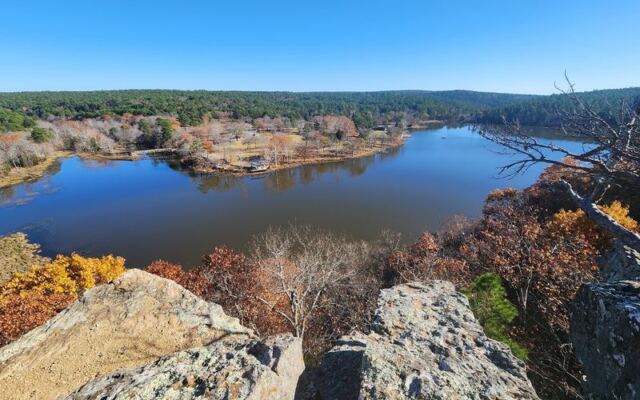 This Oklahoma State Park Has Wooded Trails, a Freshwater Swimming Hole, and Campsites Under the Trees