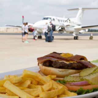 At This Texas Airport Cafe You Eat Breakfast On The Patio While Cessnas Land Up Close
