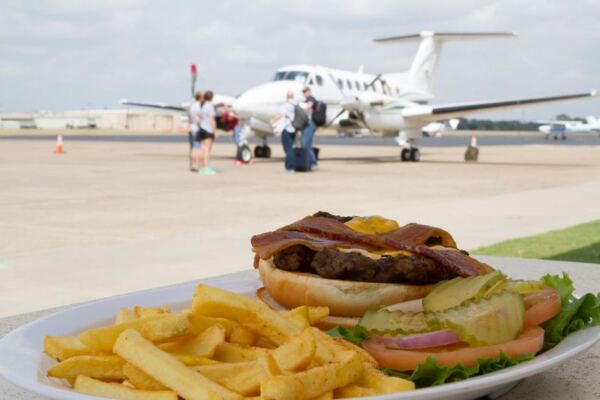 At This Texas Airport Cafe You Eat Breakfast On The Patio While Cessnas Land Up Close