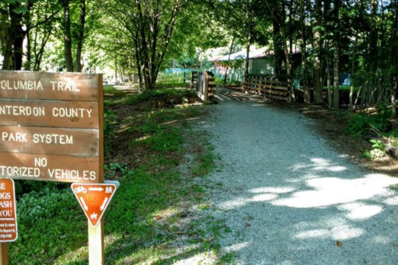 This New Jersey Rail Trail Slips Through a Wooded Gorge Beside a Trout Stream