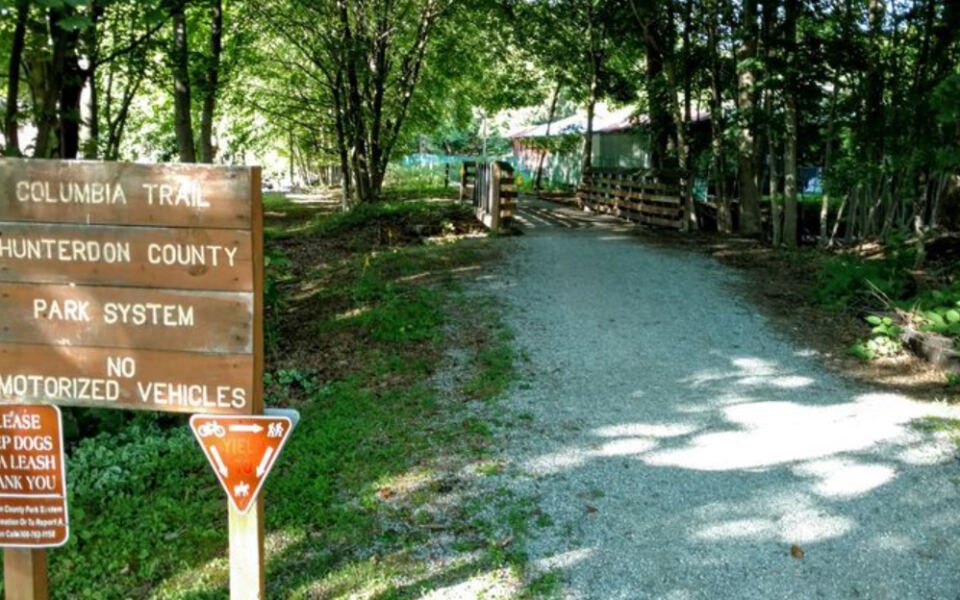 This New Jersey Rail Trail Slips Through a Wooded Gorge Beside a Trout Stream