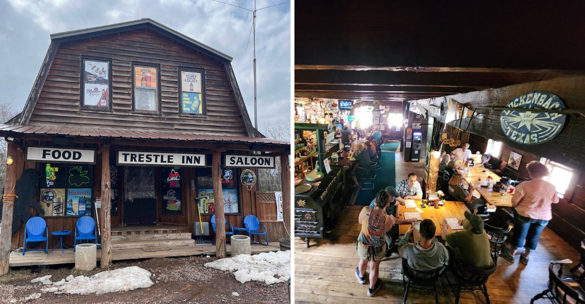 This Minnesota Restaurant Was Built From An Abandoned Railroad Trestle