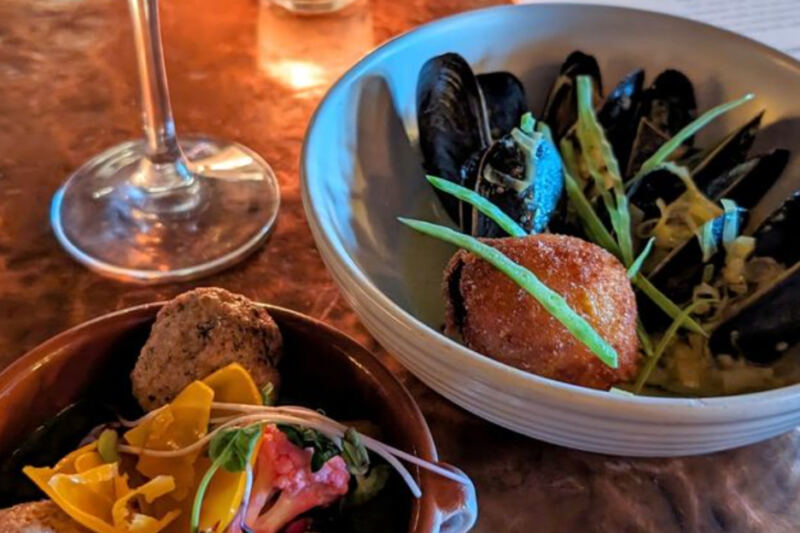This New Hampshire Bistro Hides Inside an 1803 Waterfront Building With a Surprisingly Modern Menu