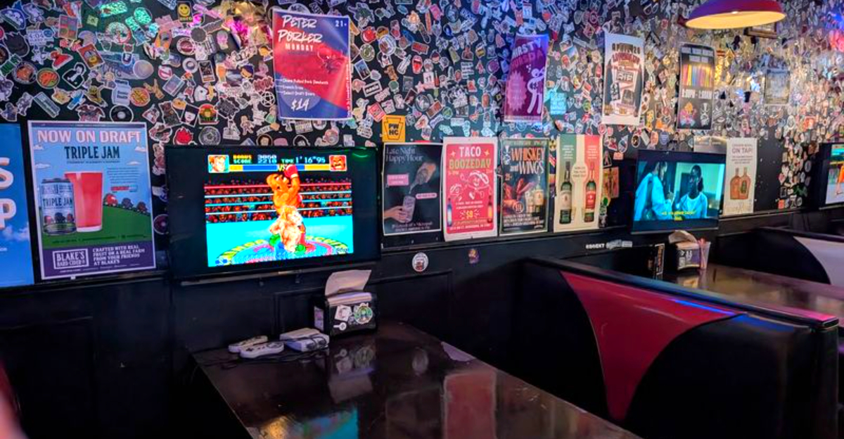 This Downtown Harrisburg Pub Hides Arcade Games Inside Its Tables and Graffiti Across the Walls