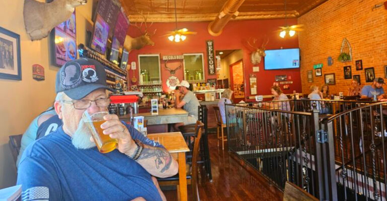 This Small Michigan Brewery Serves a Famous Elk Burger, House-Made Drinks, and a Vibe Locals Love