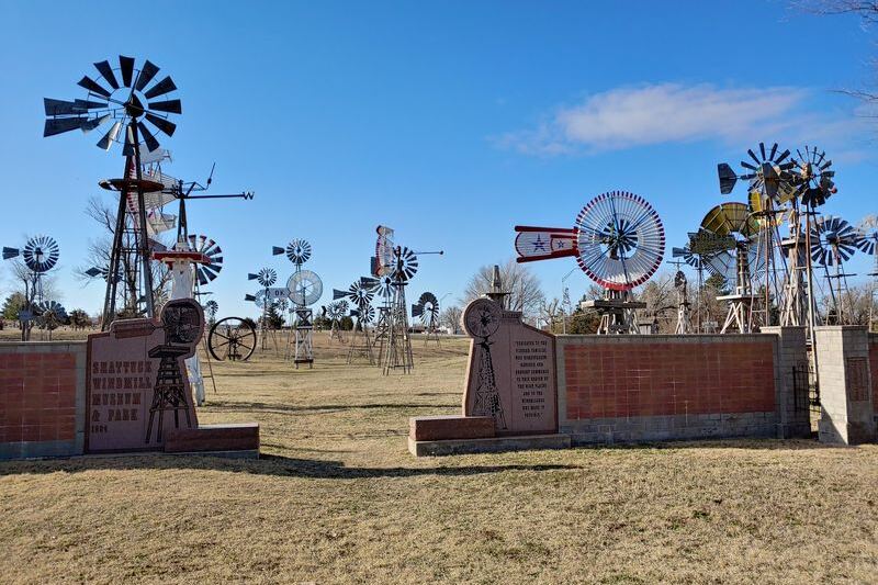 Rows of Restored Windmills Turn in the Breeze at This One-of-a-Kind Oklahoma Museum