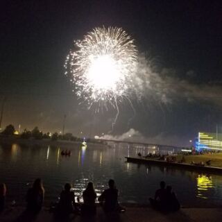 This Oklahoma River Festival In Oklahoma City Lights Up The Waterfront With Fireworks And A Fourth Of July Rowing Spectacle