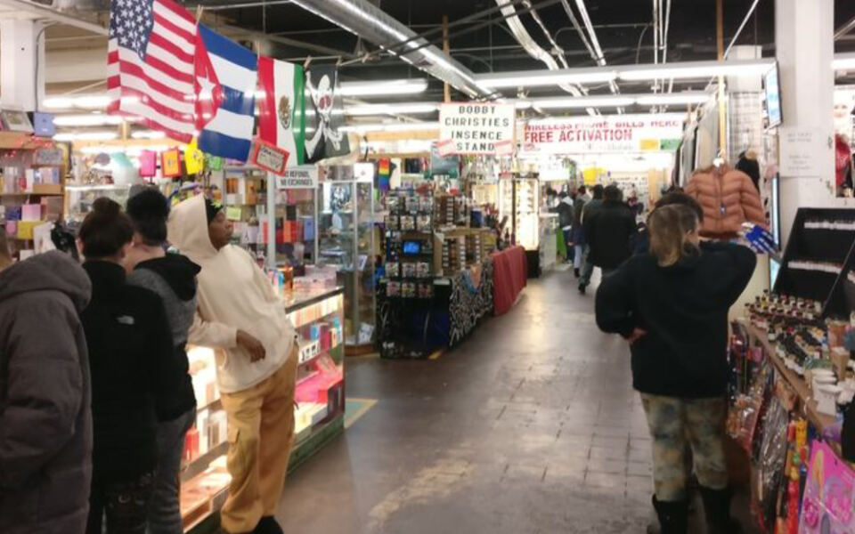 This Huge Rhode Island Flea Market Has Antiques, Farm Goods, And Bargains Across Dozens Of Stalls