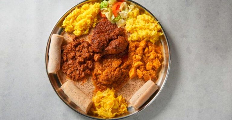 This Michigan Restaurant Serves Dinner on Spongy Injera – and You Eat Everything With Your Hands