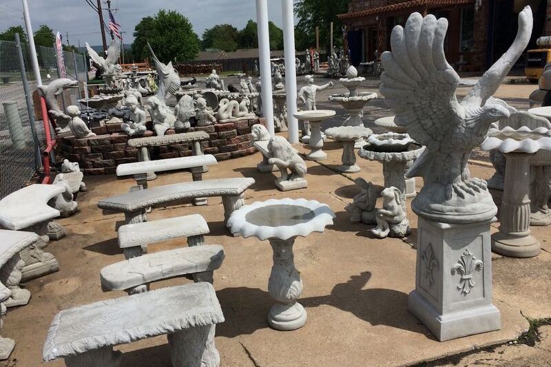 Ramsey’s Statuary in Sand Springs Fills an Oklahoma Yard With Hand-Poured Concrete Statues