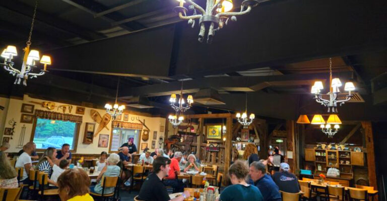 Just Minutes From Lake Michigan, This Packed Restaurant Serves Steaks, Lobster Specials, and Giant Onion Rings Locals Crave