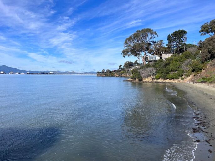 This Sandy California Bay Beach Is A Free Swimming Spot With Golden Gate Views