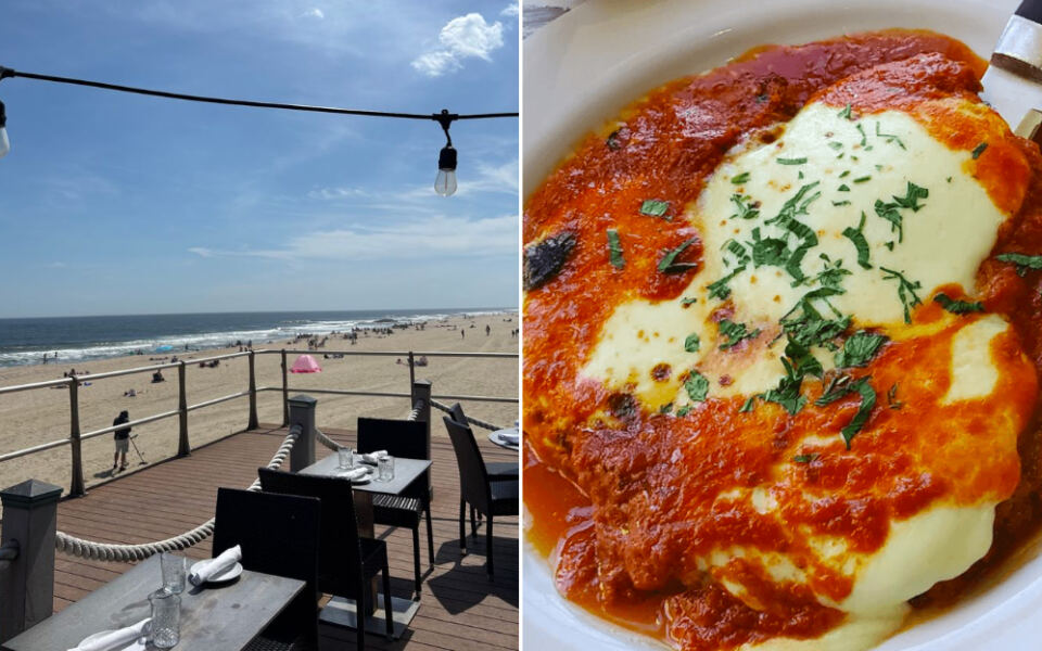 This New Jersey Oceanfront Italian Restaurant Serves Chicken Parm With Shore Views
