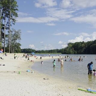 This Georgia State Park Beach Has Roped-Off Swimming And Life Jackets For Just $5 To Park