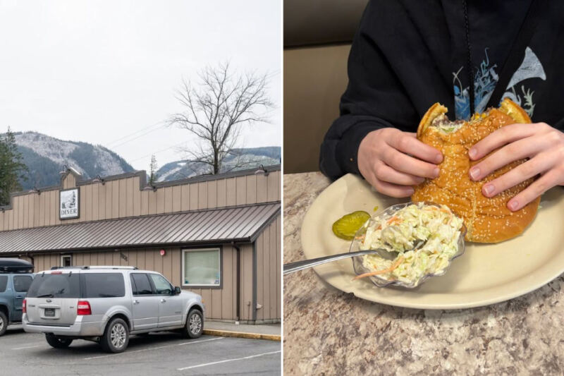 This Roadside Diner In Washington Serves Classic Burgers With A Side Of Mountain Views