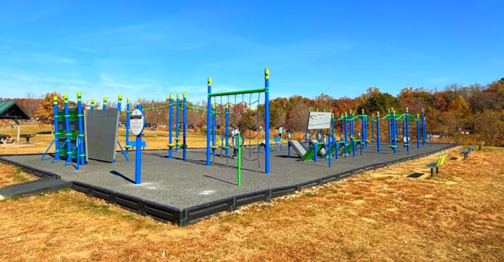 This Delaware Playground Has Adaptive Swings, Sensory Stations, and a Ninja Course for Older Kids