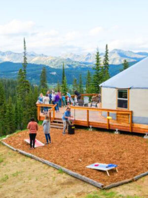 This Montana Dinner Requires a Snowcat Ride to a Yurt High in the Mountains