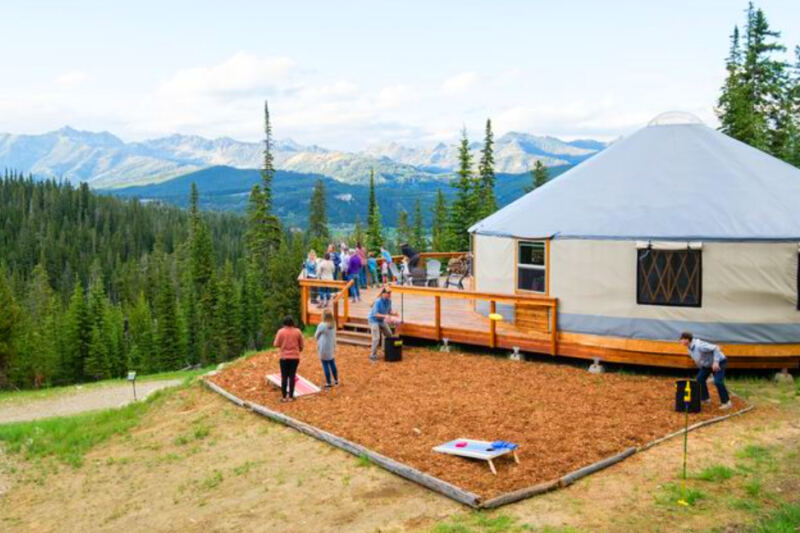 This Montana Dinner Requires a Snowcat Ride to a Yurt High in the Mountains