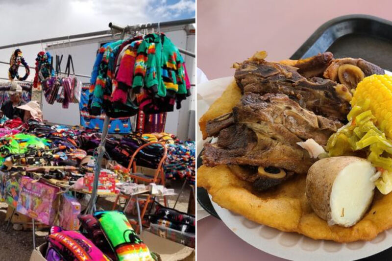 This New Mexico Flea Market Fills Its Saturdays With Fry Bread, Mutton Sandwiches, and Native American Silverwork