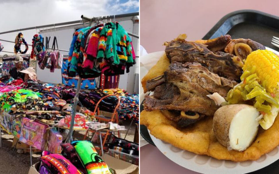 This New Mexico Flea Market Fills Its Saturdays With Fry Bread, Mutton Sandwiches, and Native American Silverwork