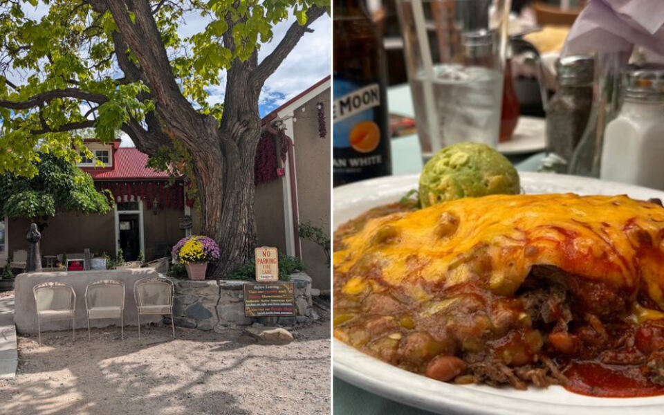 This New Mexico Steakhouse Serves Green Chile Classics Inside a Century-Old Adobe Roadhouse