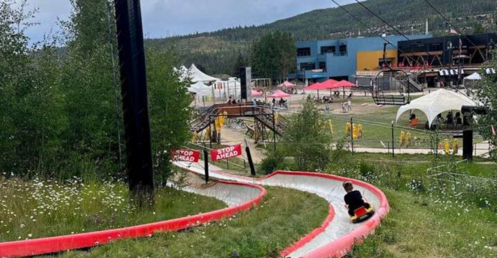 Ride A Chairlift Up, Then Race 3,000 Feet Down This Colorado Mountain Slide