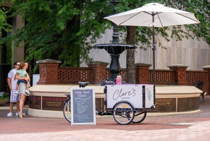 This Greenville, South Carolina Creamery Grew From a Downtown Ice Cream Bike Into a Shop Making Its Own Flavors and Waffle Cones