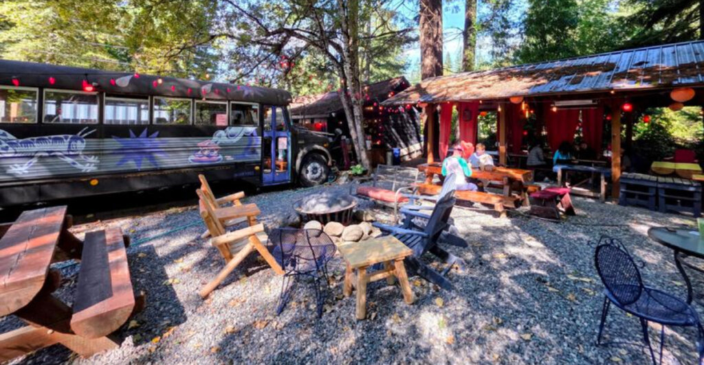 This Oregon Mountain Restaurant Serves Asian-Inspired Food Around Forest Fire Pits