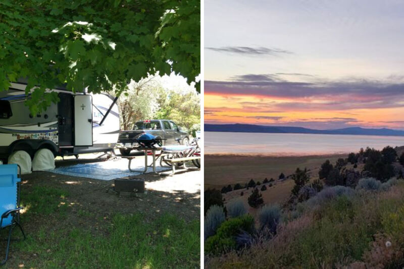 This Oregon Lake Can Nearly Disappear and You Can Camp Right Beside It