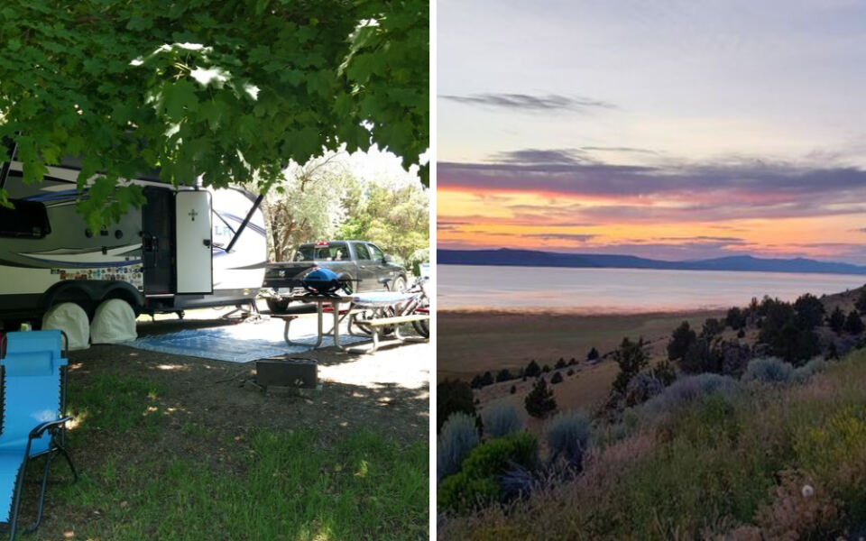 This Oregon Lake Can Nearly Disappear and You Can Camp Right Beside It