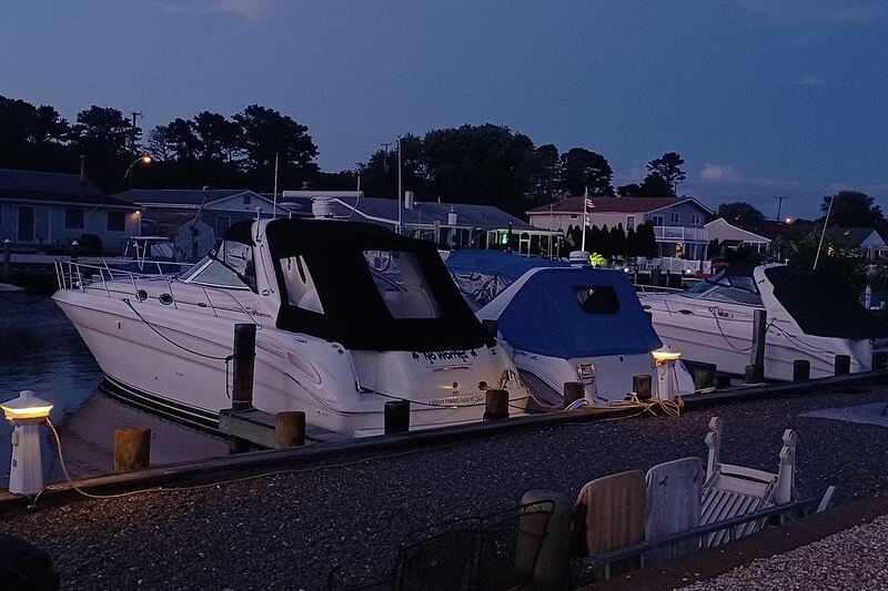 In This New Jersey Lagoon Neighborhood, The Boat Slip Sits Right Behind The House