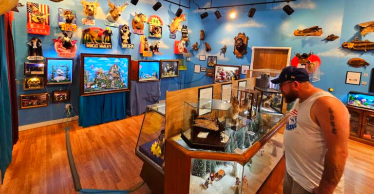 This Tiny Mackinaw City Museum Is Packed With Wacky Taxidermy, Miniature Scenes, and Hidden Surprises