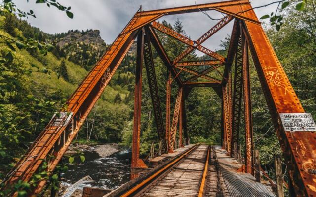 An Old Oregon Railroad Is Becoming An 80-Mile Trail Through Tunnels And Trestles In The Coast Range